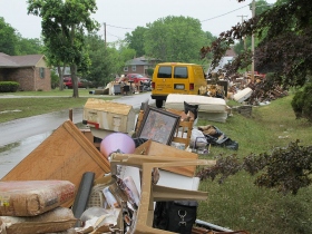 Viele Haushalte wurden zerstört.