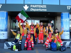 Italienisches Katastrophenhilfe-Team macht sich auf den Weg nach Haiti