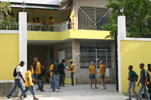 Das Haus der Ehrenamtlichen Geistlichen der Scientology in Haiti.